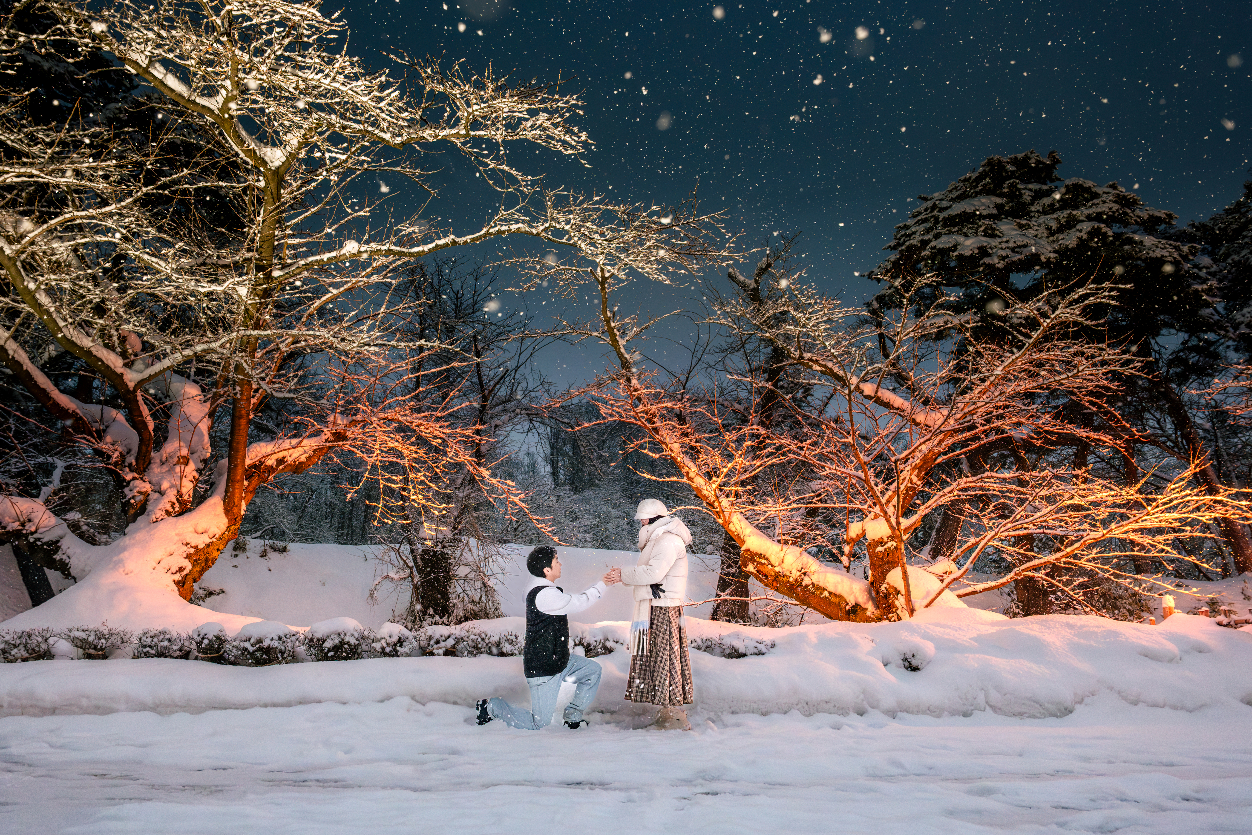 3 flowers placed in a vintage glass jar with a soft green background.
